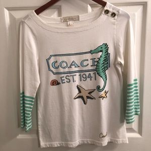Coach nautical top!